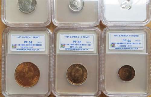 1947 Union Proof Set High Grades - Graded Set