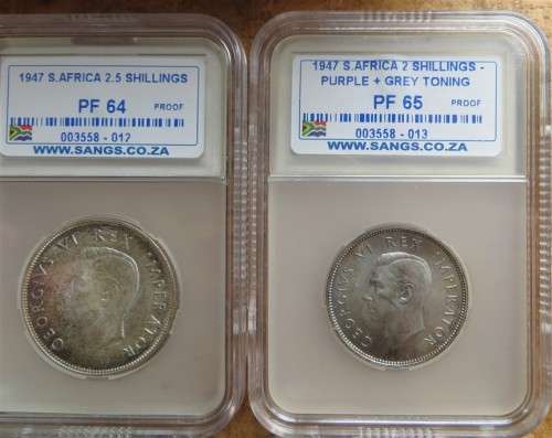 1947 Union Proof Set High Grades - Graded Set