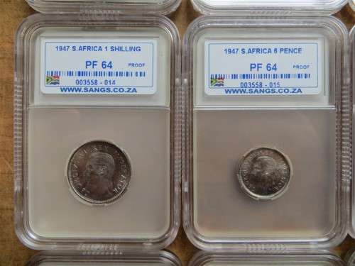 1947 Union Proof Set High Grades - Graded Set