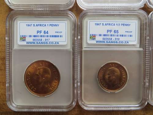 1947 Union Proof Set High Grades - Graded Set