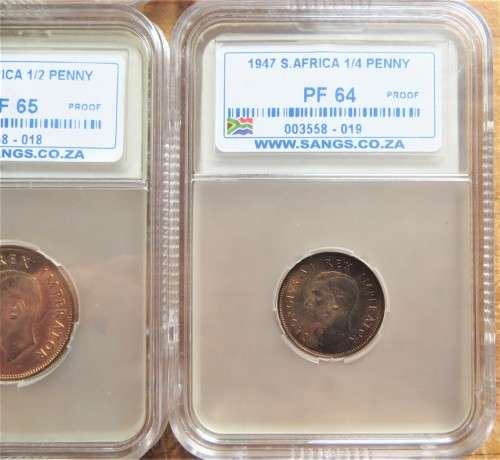 1947 Union Proof Set High Grades - Graded Set