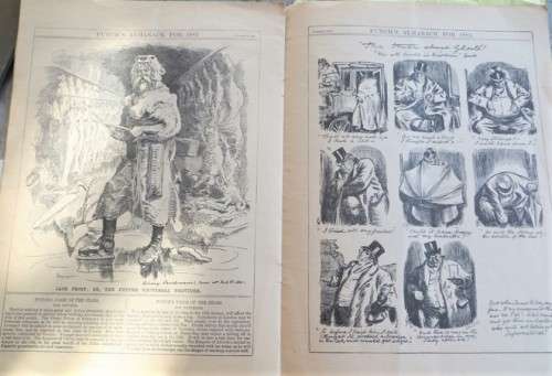 1882 Punch Almanak - 24 Pages Scarce item