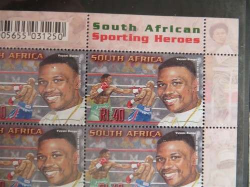 Sporting Heroes Vuyani Bongi Sheet UMM