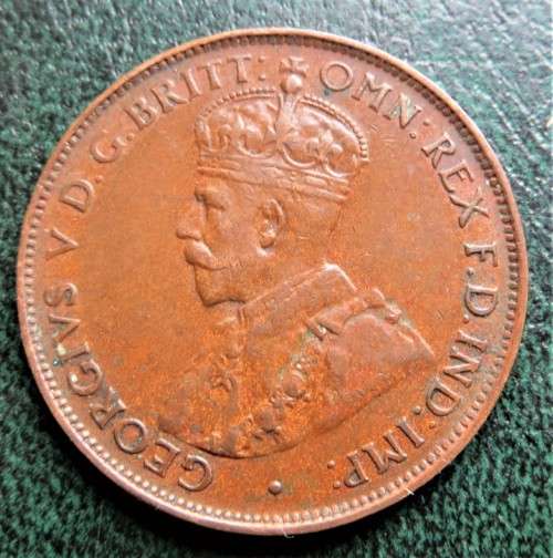 1936 Australia Half Penny 1/2d