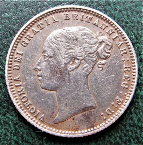 1873 GB  Silver Sixpence 6d
