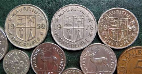 Mauritius Coin Lot - 1 Bid for All