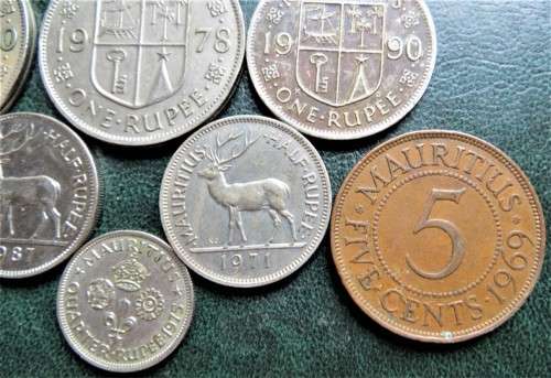 Mauritius Coin Lot - 1 Bid for All