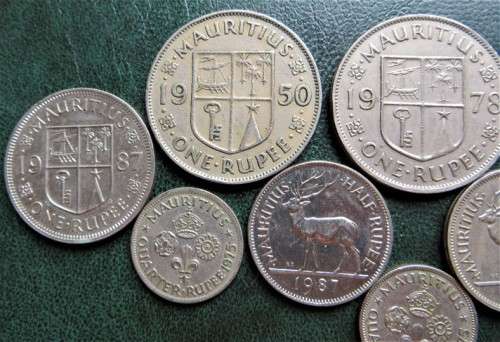 Mauritius Coin Lot - 1 Bid for All
