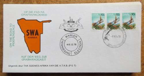 8 x 1978 SWA Election FDC - 1 Bid for all 8