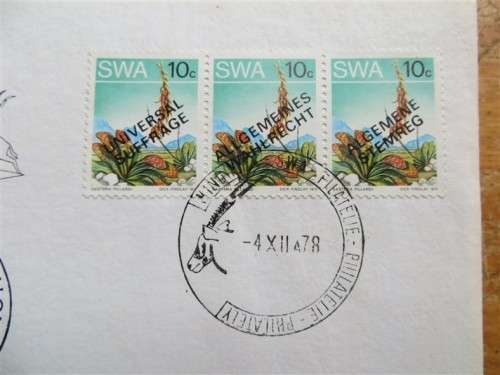 8 x 1978 SWA Election FDC - 1 Bid for all 8