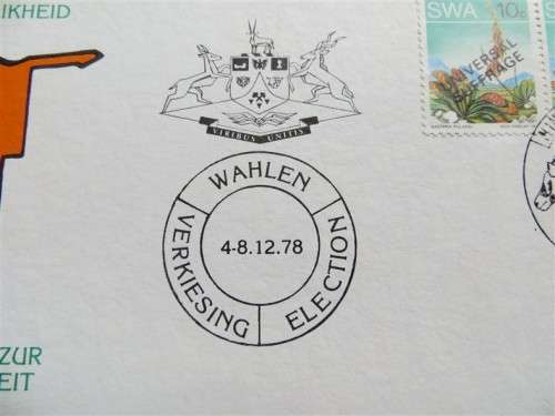 8 x 1978 SWA Election FDC - 1 Bid for all 8