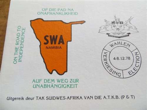 8 x 1978 SWA Election FDC - 1 Bid for all 8