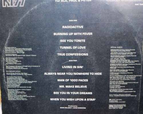 KISS Gene Simmons Vintage Vinyl LP - Good Condition