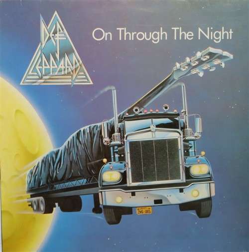 Def Leppard on through the Night Vintage Vinyl LP Very Good Condition