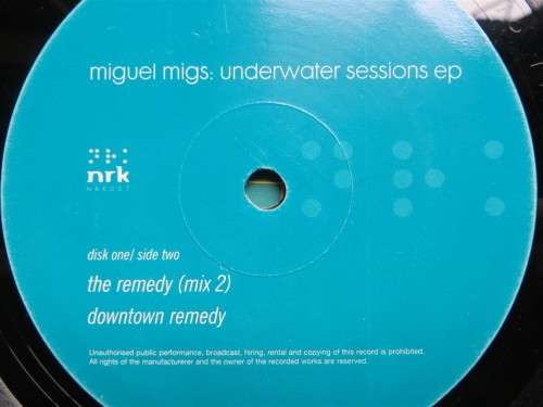 Miguel Migs Underwater Sessions ep - DJ Techno Dance LP