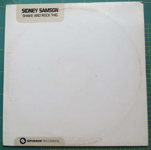 Sidney Samson Shake & Rock This  - Techno House DJ Dance LP