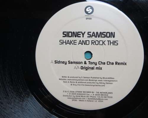 Sidney Samson Shake & Rock This  - Techno House DJ Dance LP