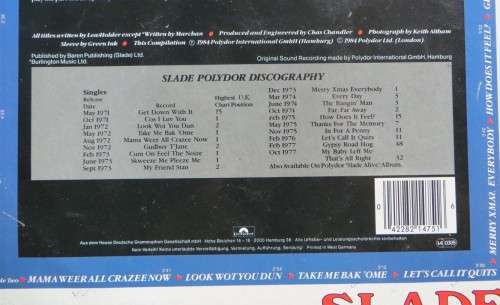 Slade - Slades Greats - Vintage Vinyl LP