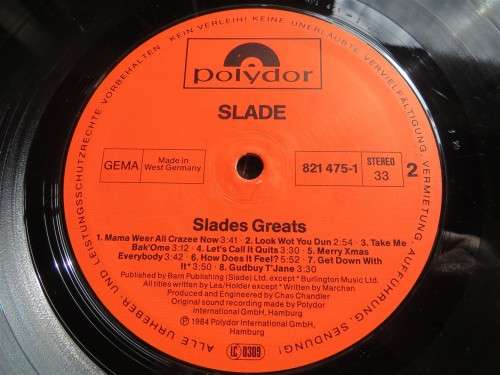 Slade - Slades Greats - Vintage Vinyl LP