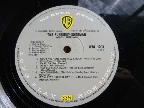 The Funniest Sherman - Alan Sherman - Vintage Vinyl LP