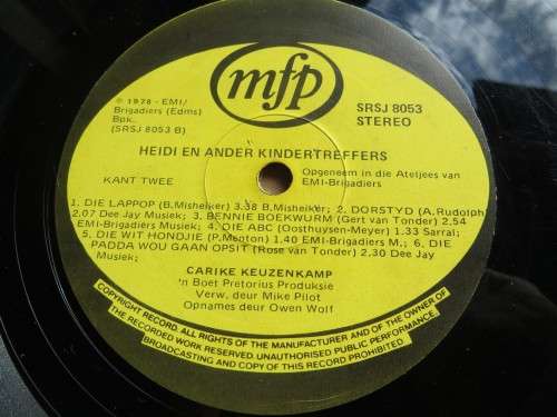 Carike Keuzenkamp - Heidi + - Vintage Vinyl LP