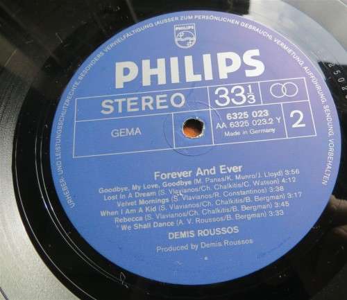Demis Roussos forever and ever - Vintage Vinyl LP