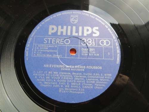 Demis Roussos An evening with - Vintage Vinyl 2 x LP Set
