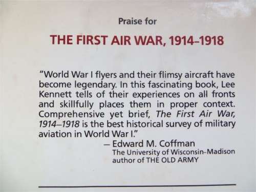 The First Air War - 1914-1918 - Lee Kennett
