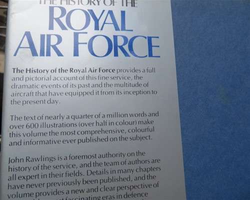 The History of the Royal Airforce - John D.R Rawlings - See Condition pics