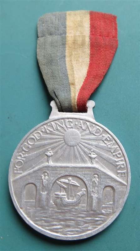 1931 Empire Prince God , King and Empire Medallion with Ribbon