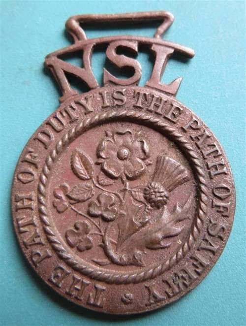 **SCARCE** NSL - The Path of Duty is the Path of Safety Medal - National Safety League