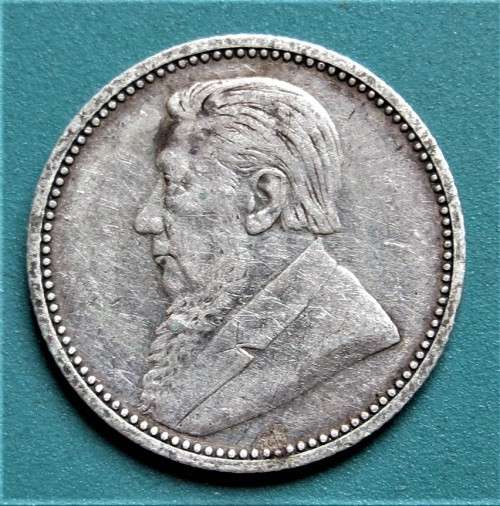 1895 ZAR 6d Sixpence - .925 Silver