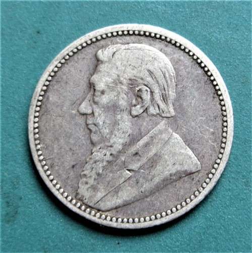 1895 ZAR 6d Sixpence - .925 Silver