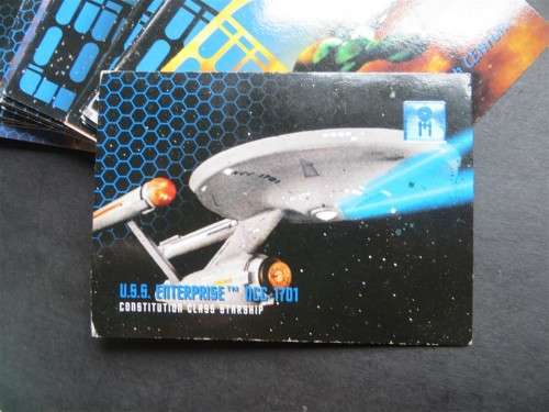 63 x 1995 Star Trek - Full Set 30 Years of Skybox Phase 1 Collectors Cards