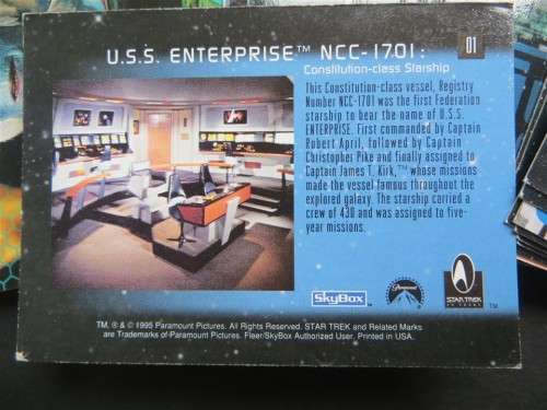 63 x 1995 Star Trek - Full Set 30 Years of Skybox Phase 1 Collectors Cards