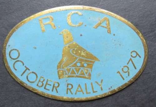 1979 Rhodesia Rally Badge - Scarce