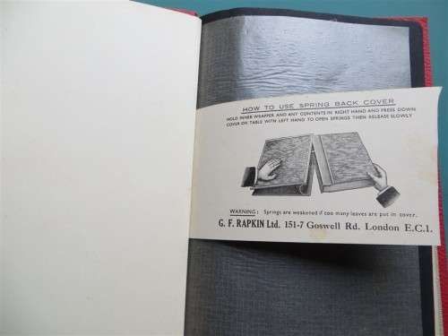 Sprinback Loose Leaf Album - Black Pages - Used