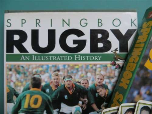 Springbok Collector Trading Cards Sports Cards Set + 2 x Hardcover Books