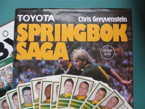 Springbok Collector Trading Cards Sports Cards Set + 2 x Hardcover Books