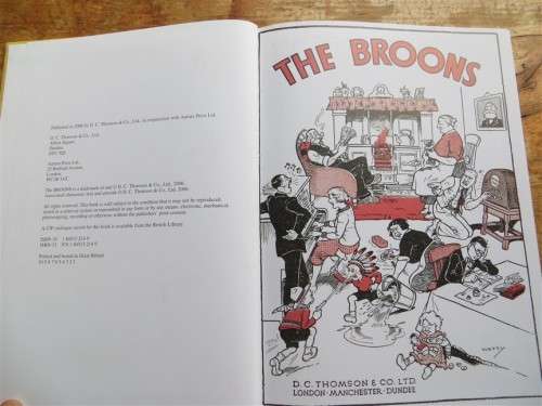 `The Broons`Hardcover + Dustcover Collectors Copy Edition Scottish Comic Strip Annual