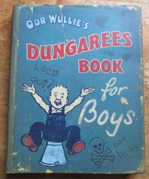 Oor Wullie Hardcover Retro Copy of Dungree book for Boys Annual