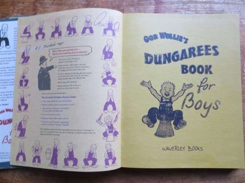 Oor Wullie Hardcover Retro Copy of Dungree book for Boys Annual