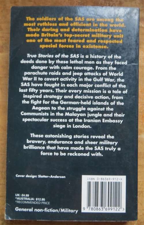 True Stories of the SAS - Robin Hunter - Rust Spots