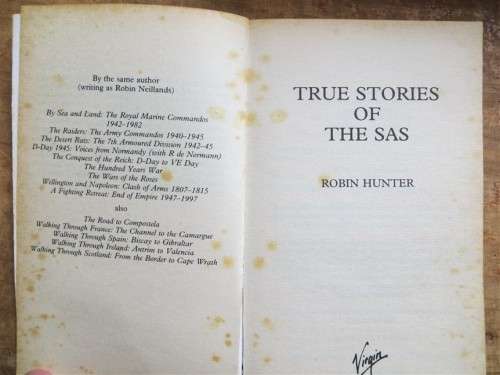 True Stories of the SAS - Robin Hunter - Rust Spots