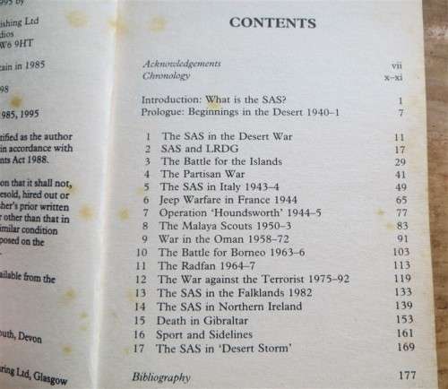 True Stories of the SAS - Robin Hunter - Rust Spots
