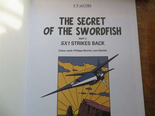 Blake & Mortimer - The secret of the swordfish Comic Book