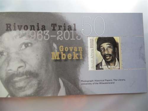 Nelson Mandela Rivonia Trial Stamps Booklet UMM