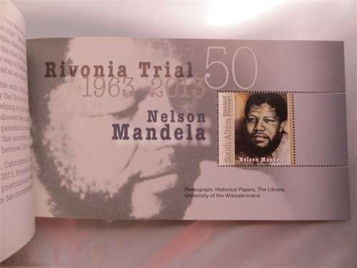 Nelson Mandela Rivonia Trial Stamps Booklet UMM