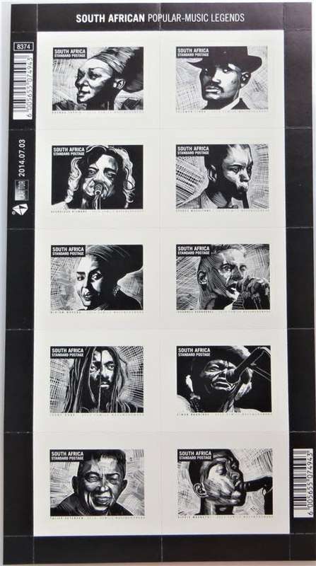 SA Popular Music Legends UMM sheet - Bid per sheet