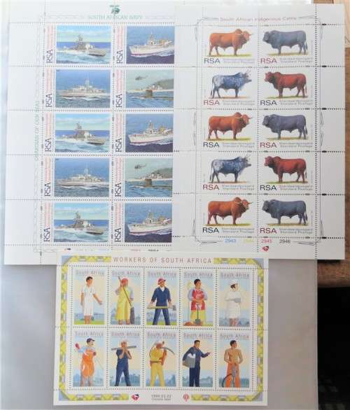 3 x UMM sheets Catlle / Navy / Workers - 1 Bid for the lot